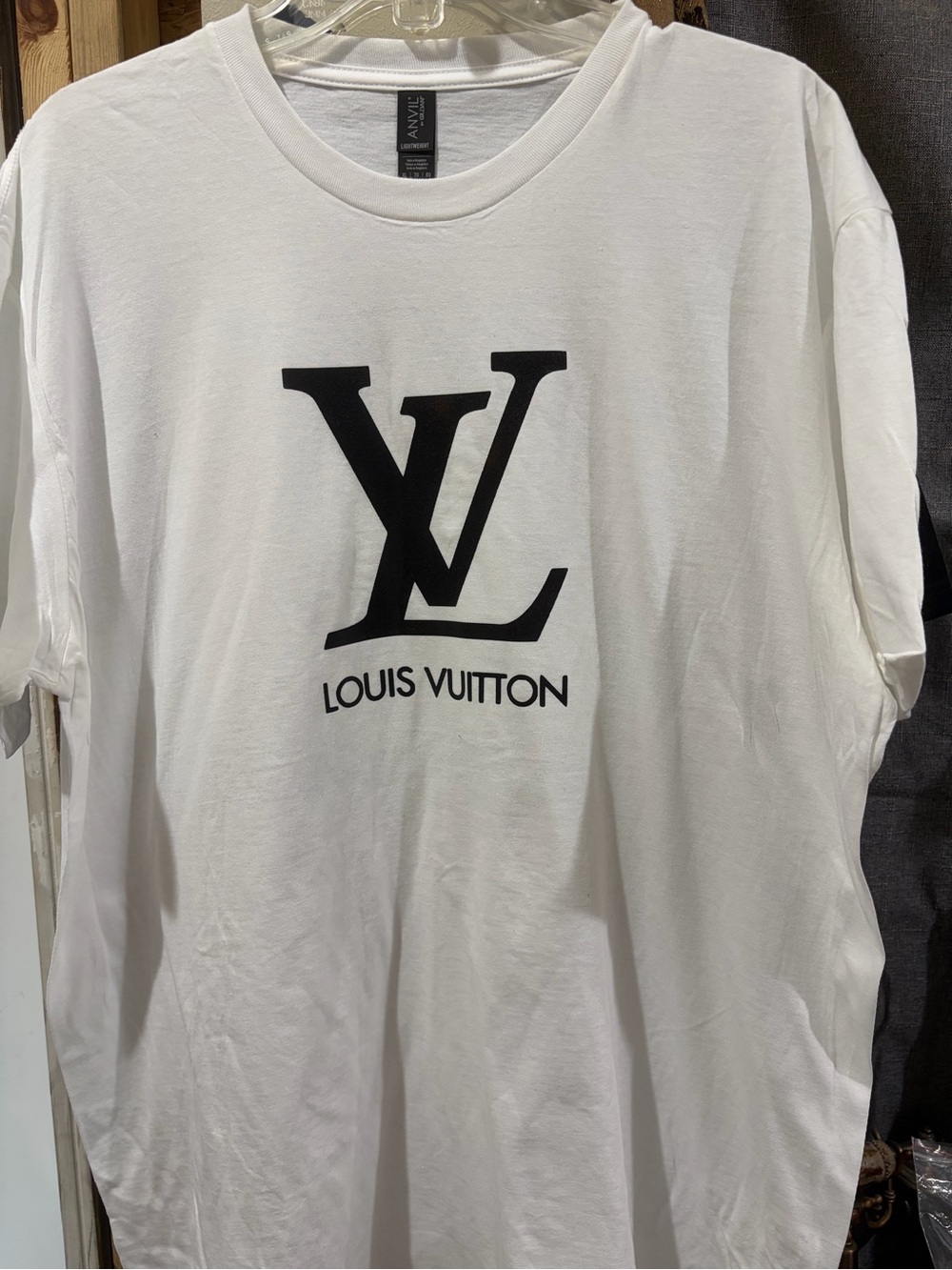 Custom White Short Sleeve Logo Tee can Make whatever you like